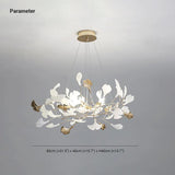 Circular Leaves Modern Gold Pendant Light - Clowas