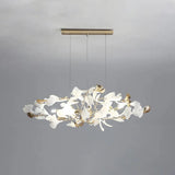 Circular Leaves Modern Gold Pendant Light - Clowas