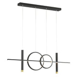 Circular Lines Dining Room LED Pendant Light - Clowas