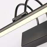 Classic Linear Black Bathroom Wall Lights - Clowas