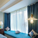 Clear Disc Glass Gold Vintage Pendant Light - Clowas