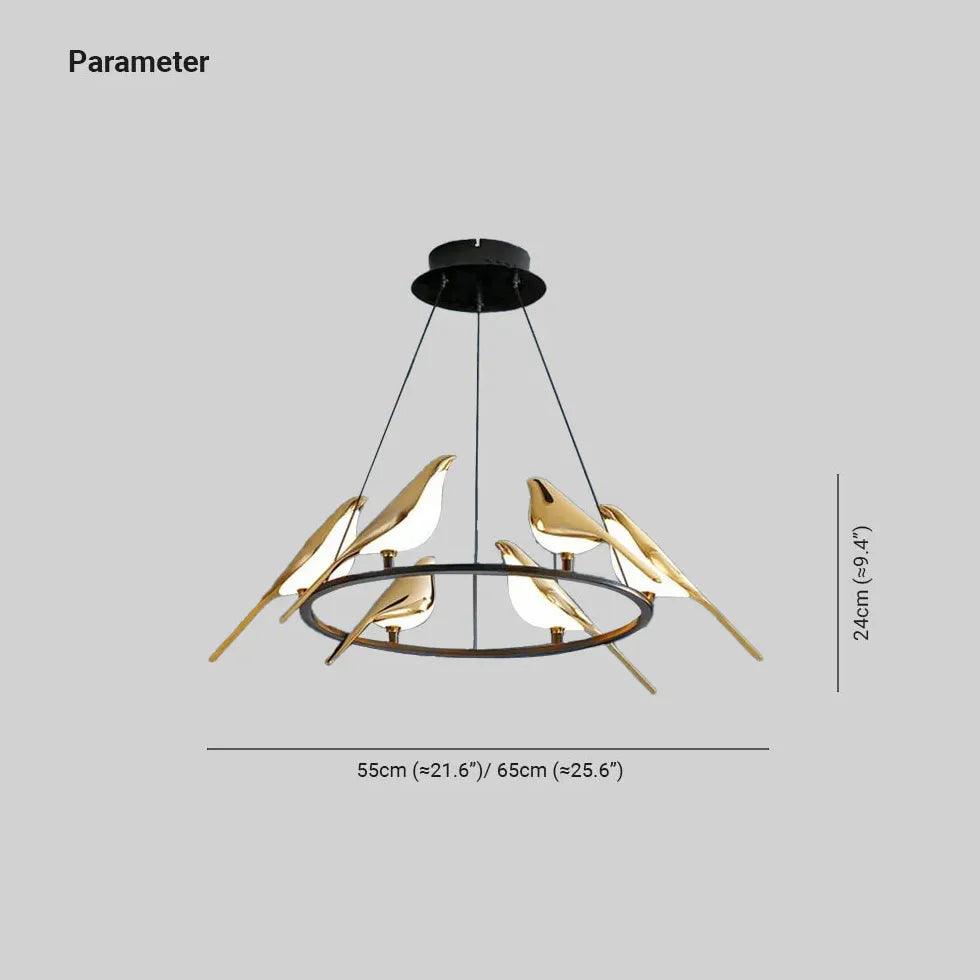 Multi-head Magpie Nordic Dining Room Pendant Light - Clowas