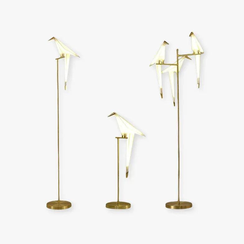 Bird-Shaped Decorative Metal Artistic Floor Lamp - Clowas
