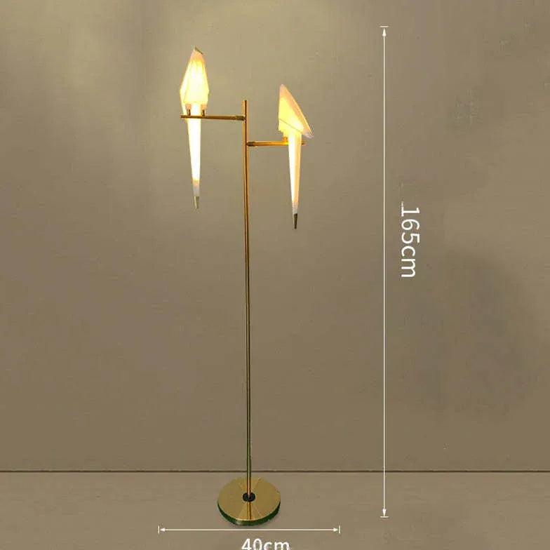 Bird-Shaped Decorative Metal Artistic Floor Lamp - Clowas