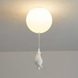 Cloud Bear Bedroom White Flush Ceiling Lights - Clowas