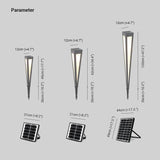 Cone Shaped Waterproof Solar Garden Light