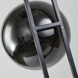 Modern Black Marble Floor Lamp for Living Room