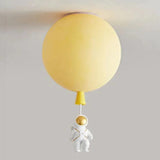 Balloon Astronaut Ceiling Light for Children, Anti Glare