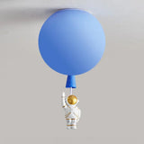 Balloon Astronaut Ceiling Light for Children, Anti Glare