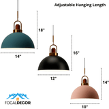 Nordic Single Macaron Wooden Ceiling LED Light