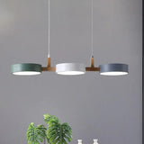 Colorful Disc Dining Room Modern Pendant Light - Clowas