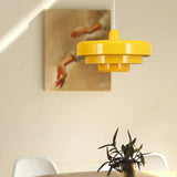 Bauhaus Cake Pendant Light Metal with Dimmable LED for Dining Rooms