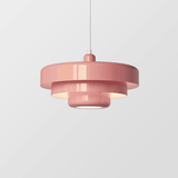 Bauhaus Cake Pendant Light Metal with Dimmable LED for Dining Rooms