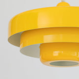 Bauhaus Cake Pendant Light Metal with Dimmable LED for Dining Rooms