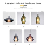 Nordic Creative Colour Glass Pendant Light for Dining Room