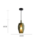 Nordic Creative Colour Glass Pendant Light for Dining Room