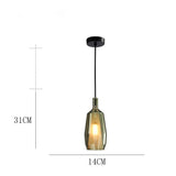 Nordic Creative Colour Glass Pendant Light for Dining Room