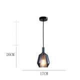 Nordic Creative Colour Glass Pendant Light for Dining Room