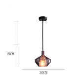 Nordic Creative Colour Glass Pendant Light for Dining Room