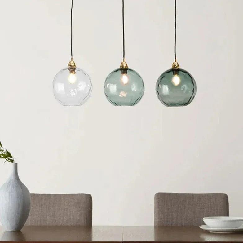 Coloured Glass Dining Room pendant light - Clowas