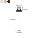 Modern Cone Iron Semi-Transparent Floor Lamp