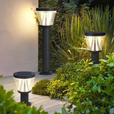 Cone Shade Solar Bollard Lights - Clowas