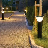 Contemporary Solar Waterproof Bollard Light for Garden