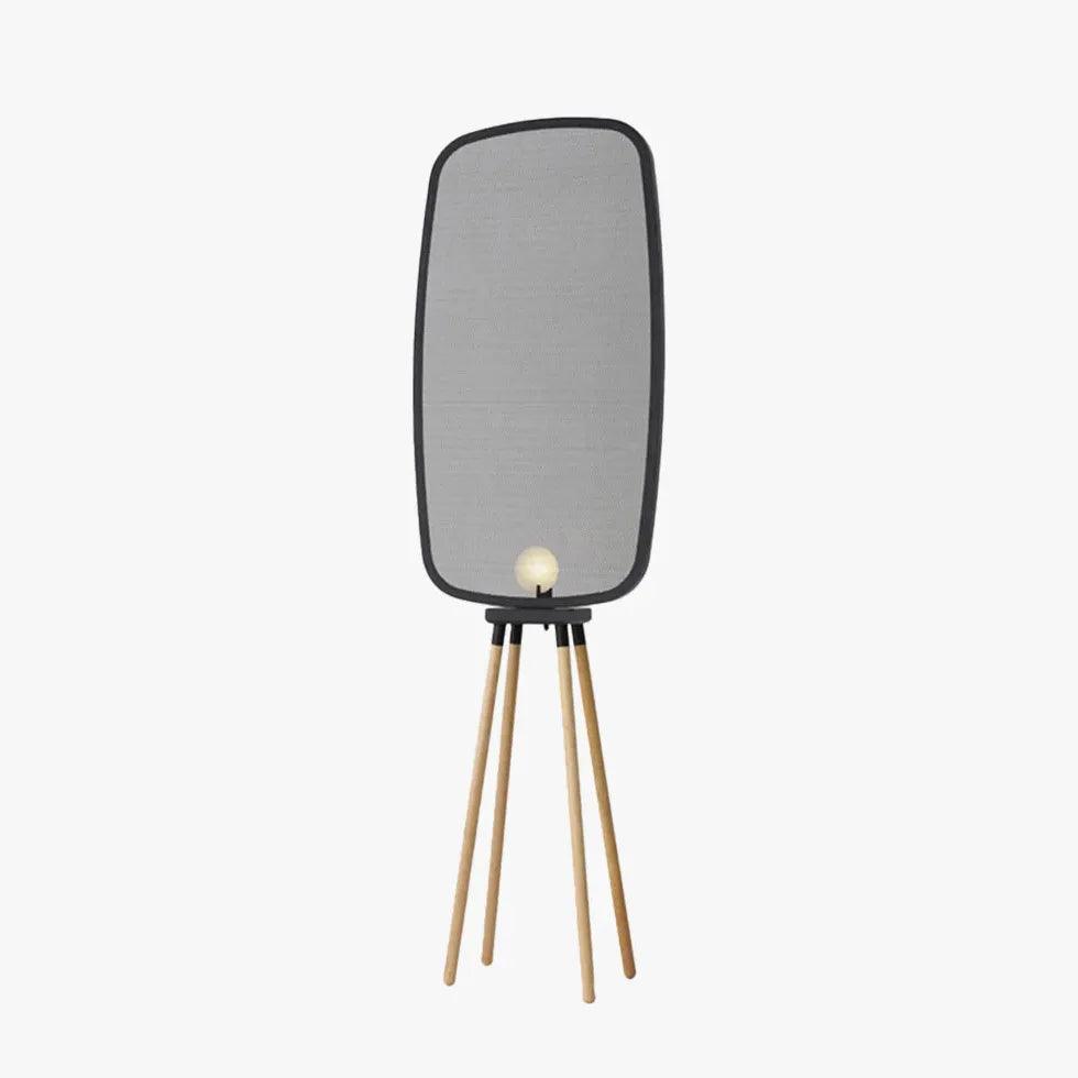 Black Round Lampshade Four-Legged Floor Lamp - Clowas