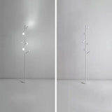 Multi-Head Black Slim Floor Lamp - Clowas
