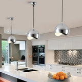 Hemispherical Streamlined Metal Kitchen Pendant Light - Clowas