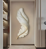 Feather Wall Light with Modern Dimmable LED for Hallway