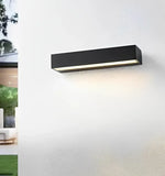 Rectangular Outdoor Wall Light LED Waterproof Modern Metal for Porch
