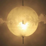 White Globe Art Floor Lamp for Living Room