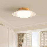 Cream Wooden Ceiling Light for Balcony