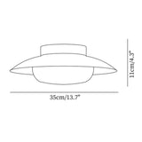 Cream Wooden Ceiling Light for Bedroom