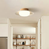 Cream Wooden Ceiling Light for Balcony