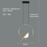 Magpie Metal LED Ring Pendant Light