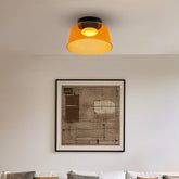 Modern Glass Ceiling Light for Living Room