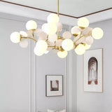 Nordic Branch Glass Colourful Bubble Ceiling Light