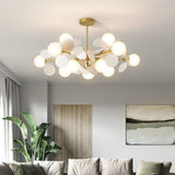 Nordic Branch Glass Colourful Bubble Ceiling Light