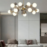 Nordic Branch Glass Colourful Bubble Ceiling Light