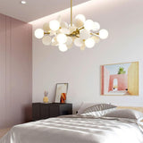 Nordic Branch Glass Colourful Bubble Ceiling Light
