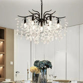 Crystal Leaves Multi-Light Vintage Luxury Chandelier - Clowas