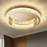Crystal Ring Gold Modern Ceiling Light - Clowas