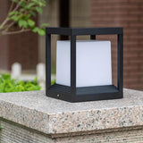 Cube Modern Outdoor Pillar Lights - Clowas