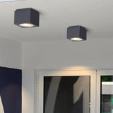 Cubic Linear Array Black Flush Ceiling Lights - Clowas