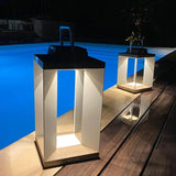 Cuboid Black Solar Outdoor Floor lamps - Clowas