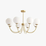 Curved and Branched Bedroom Gold Chandelier - Clowas