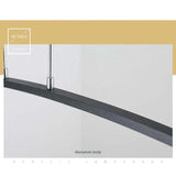Curved LED Black Kitchen Pendant Light - Clowas