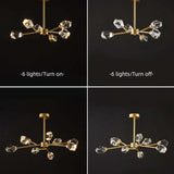 Cut Crystal Gold Modern Chandelier - Clowas